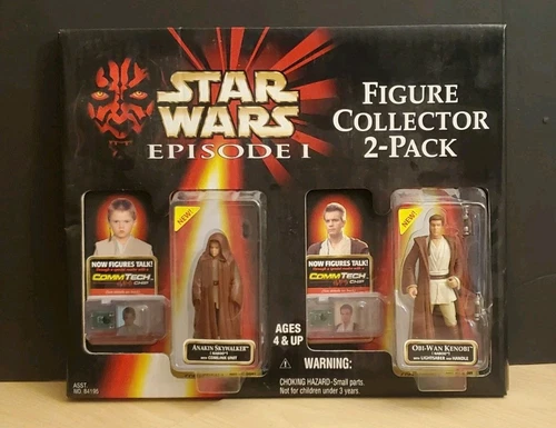 Star Wars Episode I Anakin Skywalker & Obi-Wan Kenobi Action Figure Dual Pack