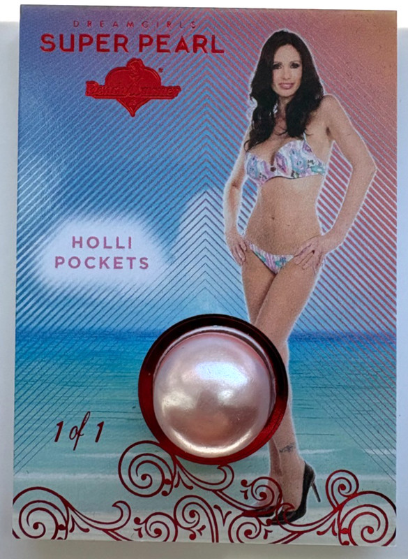 2026 BENCHWARMER GIRLS OF SUMMER HOLLI POCKETS RED FOIL SUPER PEARL CARD /1 1/1