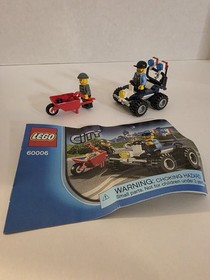 LEGO City #60006 Police ATV 100% Complete w/ Instruction & MiniFigs No Box