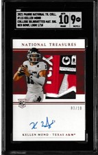 2021 Gator Bowl Logo Patch Auto RPA 1/10 (Bookend 1/1) Kellen Mond Texas A&M