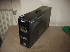BOXED SNK NEO GEO X GOLD EDITION CONSOLE NINJA MASTER'S CARD