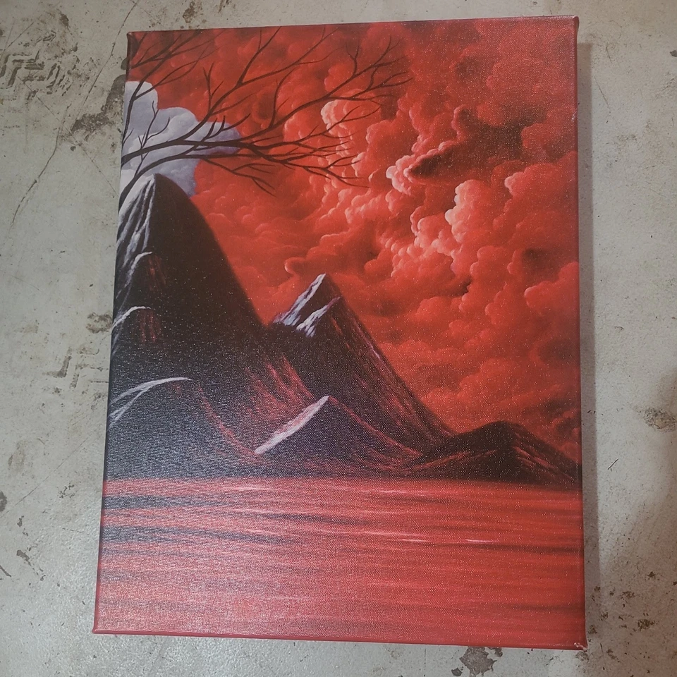 Arte Wieco "El árbol de la nube" 3 paneles lienzo moderno impresiones de arte de pared 16 x 12 obras de arte Foto 4 de 4