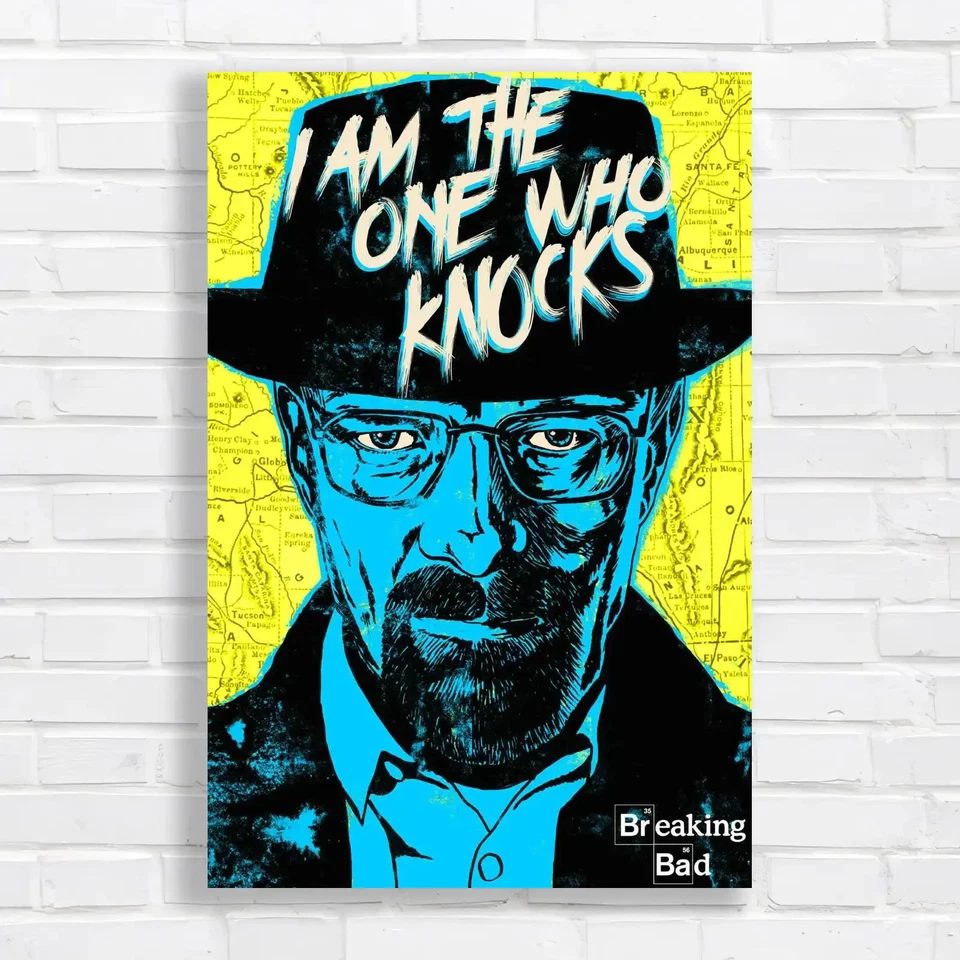 Breaking Bad Pop Canvas Print Large Picture Wall Art - Image 1 of 1