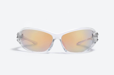 Gentle Monster Third Kind C1 Clear Acetate Wraparound Blue Light