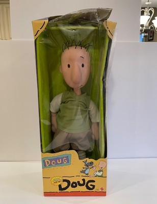VTG 1997 Mattel DOUG FUNNIE 18'' Doll in Original BOX Nickelodeon Nicktoons