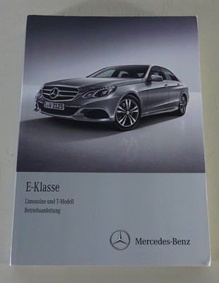 2013 Mercedes-Benz E-Class W212 / S212 Saloon & Estate Owners Manual