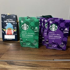 Starbucks Swiss Miss Double Chocolate Marshmallow Milk Hot Cocoa Mix LOT OF 10