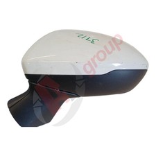 VAUXHALL ASTRA  MK7 (K) (3600) 2015-2019 WING DOOR MIRROR LEFT SIDE WHITE