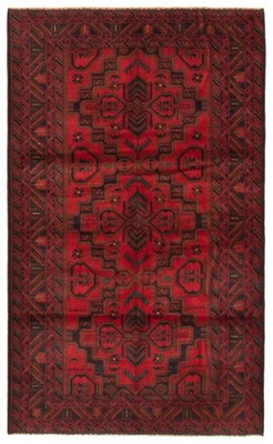 Traditional Vintage Hand-Knotted Oriental Carpet 3'11'' x 6'6'' Wool Area Rug