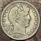 1907-D Barber Half Dollar USA 🇺🇸 Historic Silver Coin 🔥