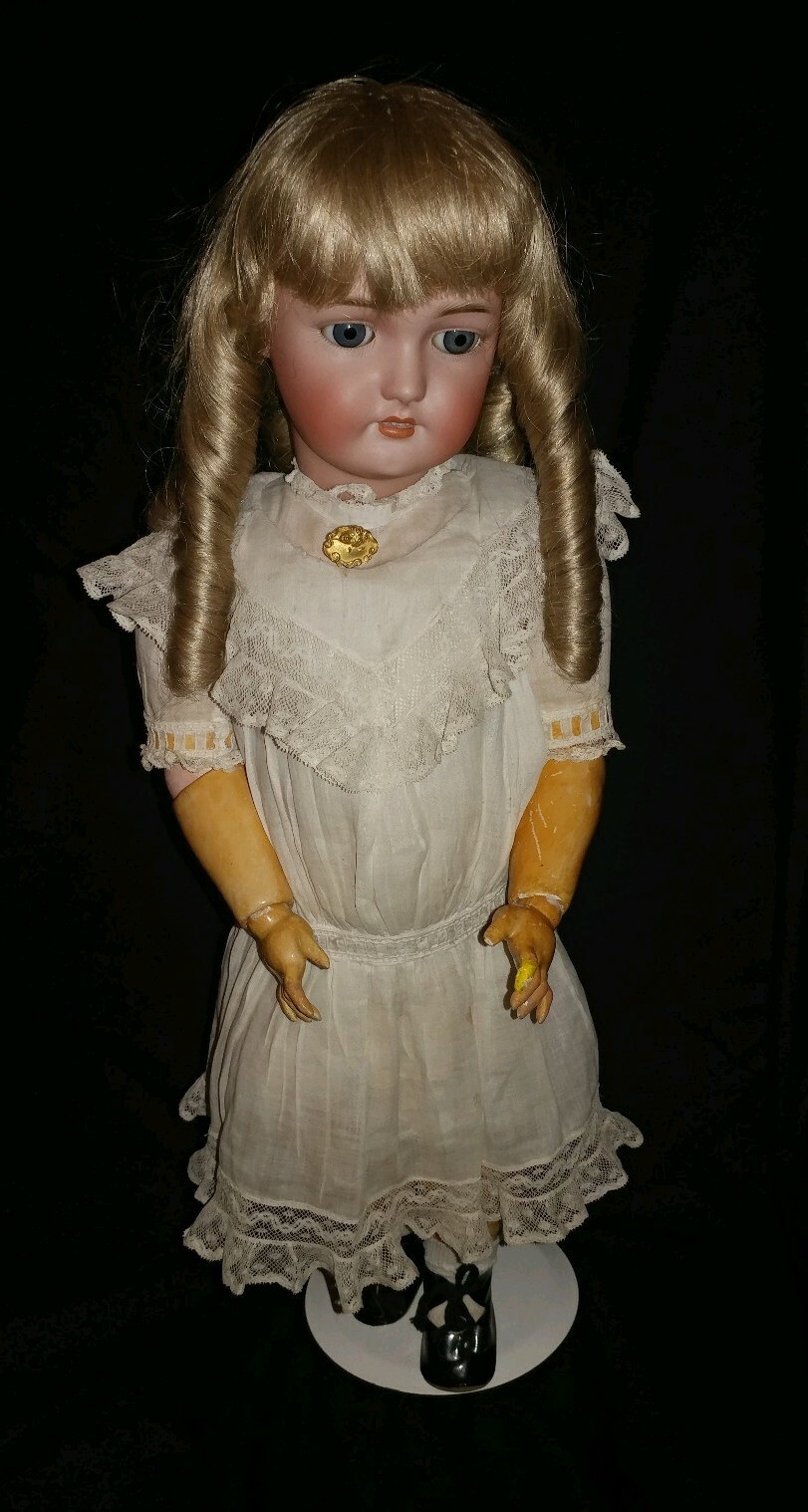Simon And Halbig Antique German Doll Blond 21 Simon And Halbig Antique German Doll Blond 21