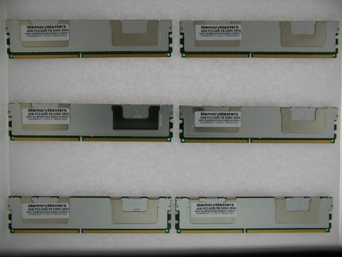 24GB 6x4GB MEMORY PC2-5300 ECC FULLY BUFFERED for SERVERS and WORKSTATIONS - Picture 4 of 4