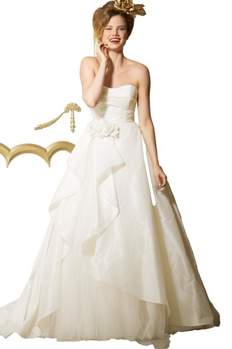 Watters & Watters Ivory Jr. Bridesmaid / Flower Girl Dress