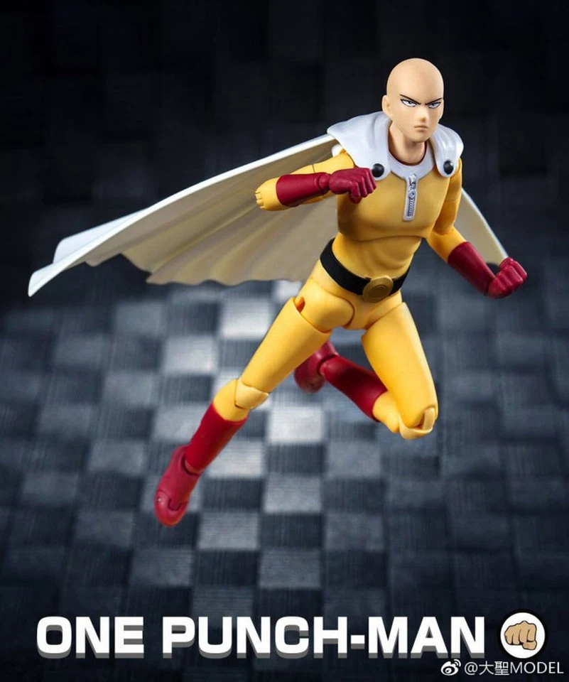 GT Toys Saitama 1/12 Action Figure 6in Model Collectible - Image 4 of 4