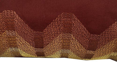 MISSONI HOME CUSHION COVER EMBROIDERED GLOSSY COTTON SATEEN HILLY 732 - Picture 3 of 3