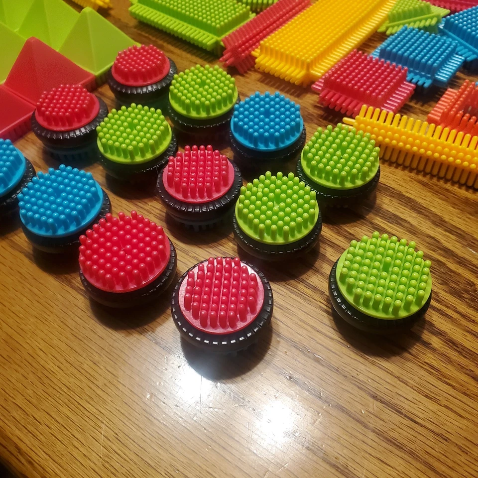 Bristle Blocks Lot x 235 Interlocking Building Stem Toys Bricks Stacking Sensory - Image 2 of 4