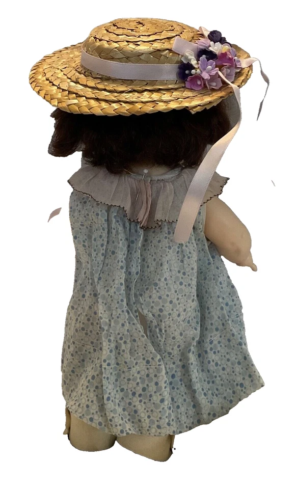 Vestido antiguo muñeca Effanbee media pinta vintage años 60 ojos marrones Foto 4 de 4