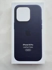 NEW Original Genuine OEM Apple Leather Case with Magsafe for iPhone 14 Pro Ink