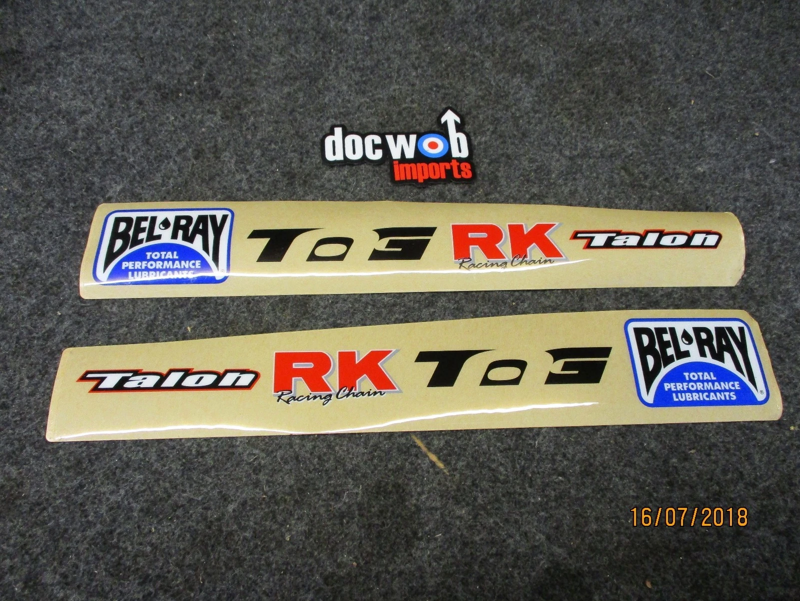 Suzuki RMZ250 RMZ450 2006-2017 TAG BELRAY swing arm graphics decal set RM1266