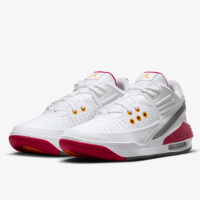 NIKE Air jordan max aura オーラ Nike Jordan Max Aura 5 Shoes 'White/Cardinal Red' (DZ4353-160
