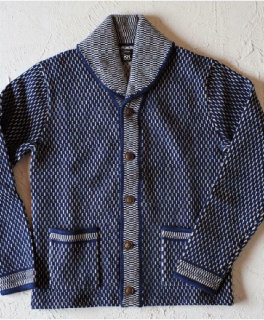musign RRL コットンセーター インディゴ S RRL RALPH LAUREN