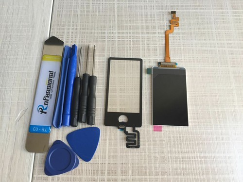 LCD Screen + Touch Digitizer For Apple iPod Nano 7 7th Gen A1446 BLACK - Picture 8 of 12