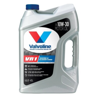 5 QT Racing 10W-30 Motor Oil for High-performance Engines High Load Bearing New