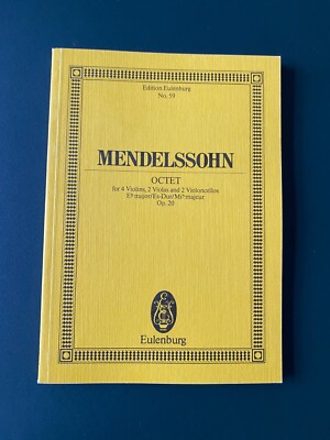 Mendelssohn: Octet E flat major op. 20 (pocket score)