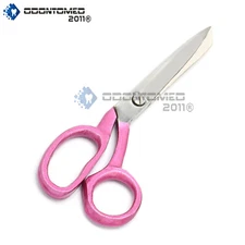 ODM Tailor Scissors Sewing Shears Pink - 7'' Heavy Duty Fabric Cutter Upholstery