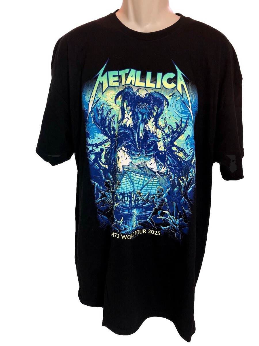 Official Metallica Atlanta GA Pop Up Store M72 T Shirt 2025 Tour