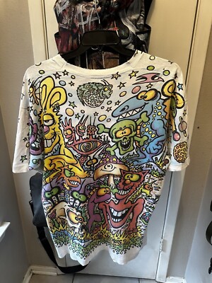 MARS Tシャツ Vintage Rare 1993 Joey Mars Zidzoii Graffiti Liquid Blue XL