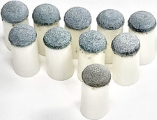 10 Pack - Mironey 13mm Cue Stick Tip Slip-On Cue Tips, White