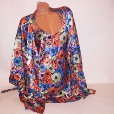 Vintage Victoria Secret Robe Gown Set Lingerie Small Chemise Medium Kimono