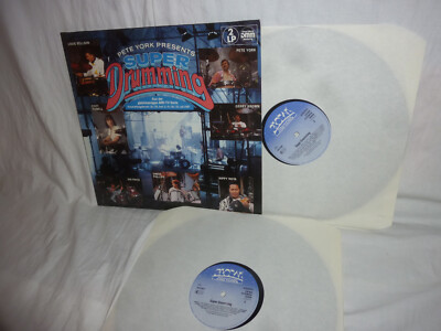 Pete York Presents Super Drumming, Ian Paice Simon Phillips Global 2 LP 1987