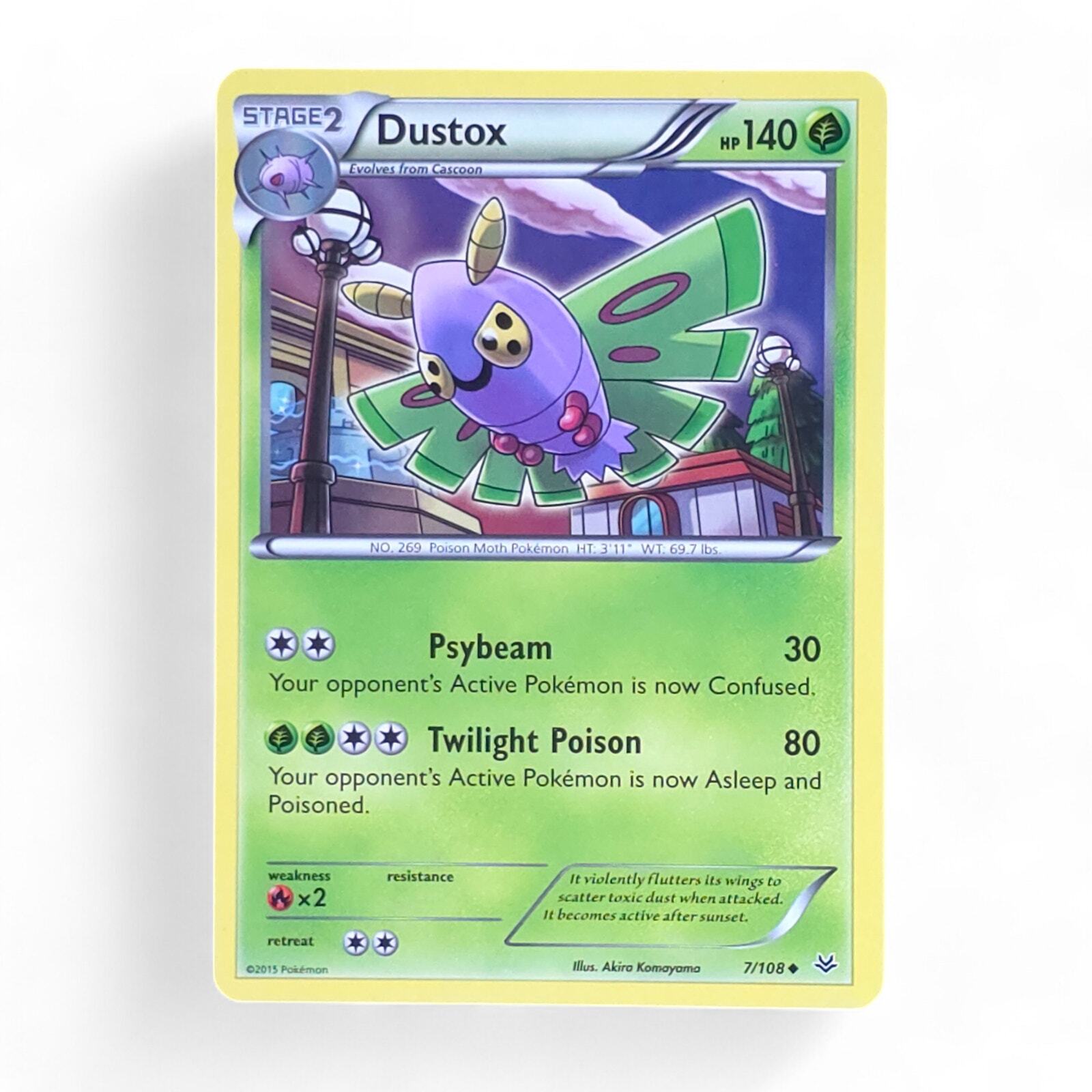 Dustox 7/108 Pokemon XY - Roaring Skies NM