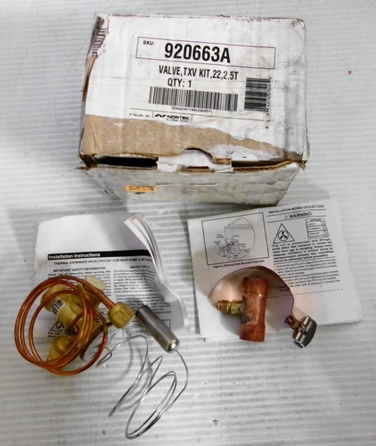Nortek 920663A TXV Valve Kit R22/R407C 2.5T 4.50TR PS 45.5Bar/MWP 660Psig