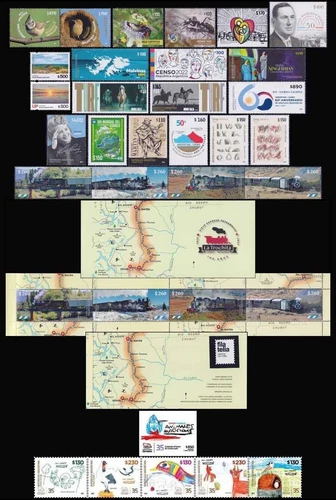 ARGENTINA 2022-STAMPS-COMPLETE YEAR !! MNH-