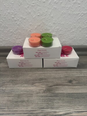 Partylite Teelichtbox ''Garden Beauty'' 3 Stück, NEU + OVP