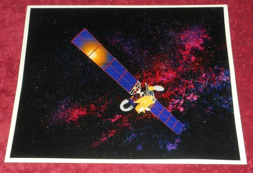 1990s Photo Intelsat 7 Satellite Concept Art Space Systems Loral SSL ...