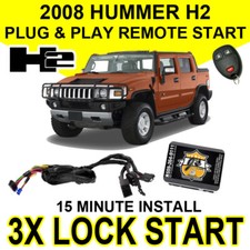 2008 Hummer H2 Plug  Play Remote Start System GM Sierra 3X Lock GM10