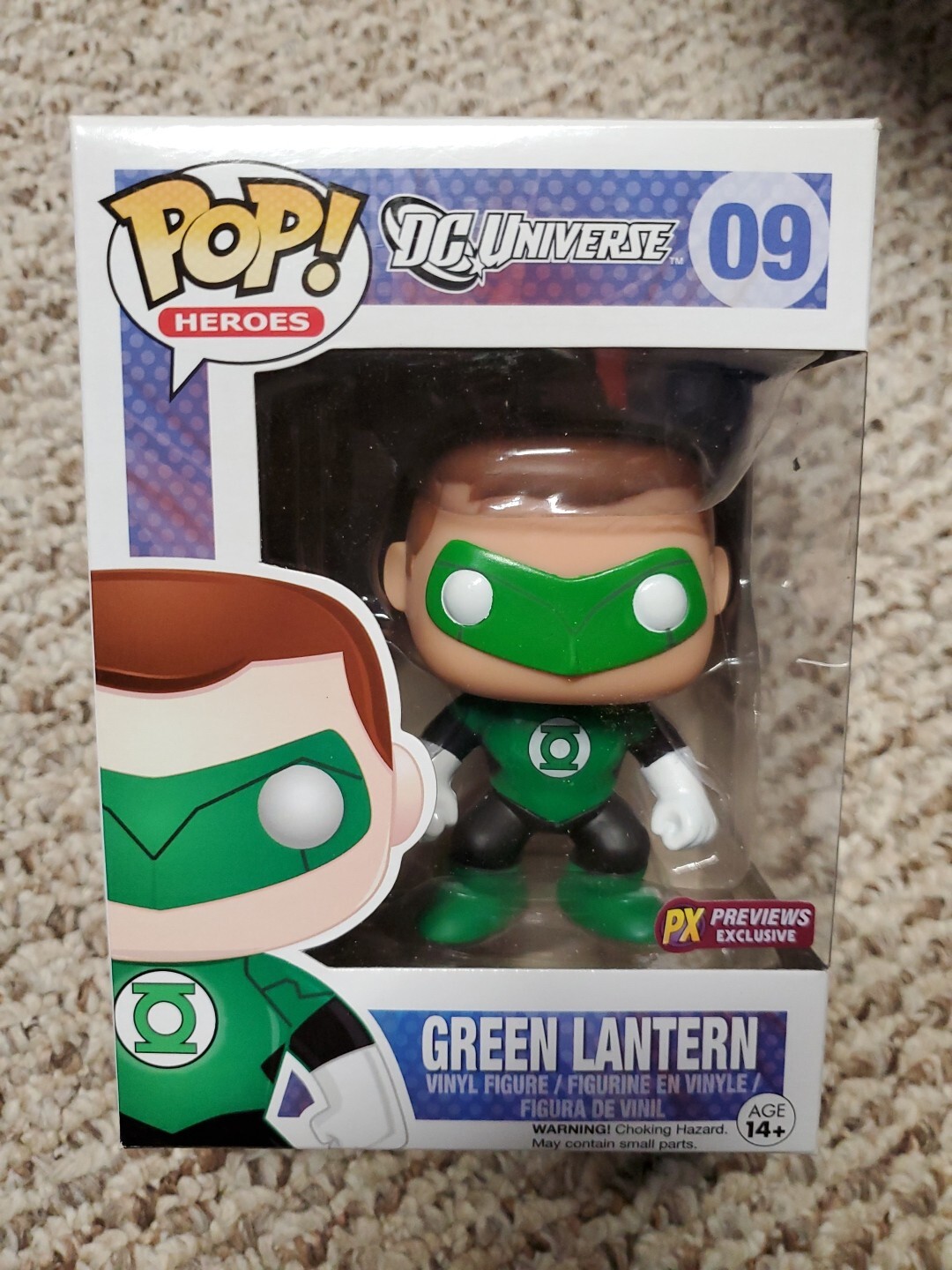Funko Pop Green Lantern #09 Dc Universe Px Exclusivas Vistas Previas