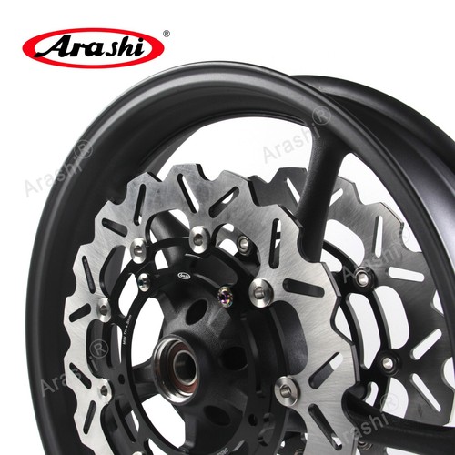 For Yamaha YZF R1 R6 2006 2007 2008 2009 2010 Front Wheel Rim+Brake Disc Rotor - Picture 4 of 17