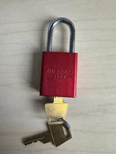 1100 Series American Lock A1106 (Red) 2 Keys