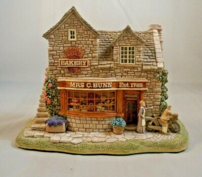  Lilliput Lane The Bakers Shop Mrs. Bunn Est 1785 Bakery