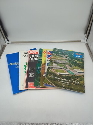 80er Jahre Konvolut Athletik Leichtathletik Programme 