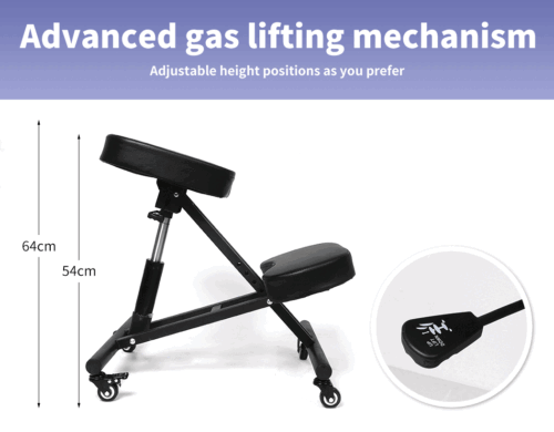 Levede Kneeling Chair Computer Ergonomic Office Adjustable Home Work Furniture - Picture 5 of 11