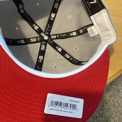 New Era 59fifty San Francisco 49ers NFL Fitted Hat 7 NWT - 第 9/9 張圖片