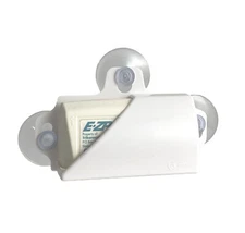 TrexNYC Toll Pass Holder for Car, Super Strong Holder with Suction Cups, White