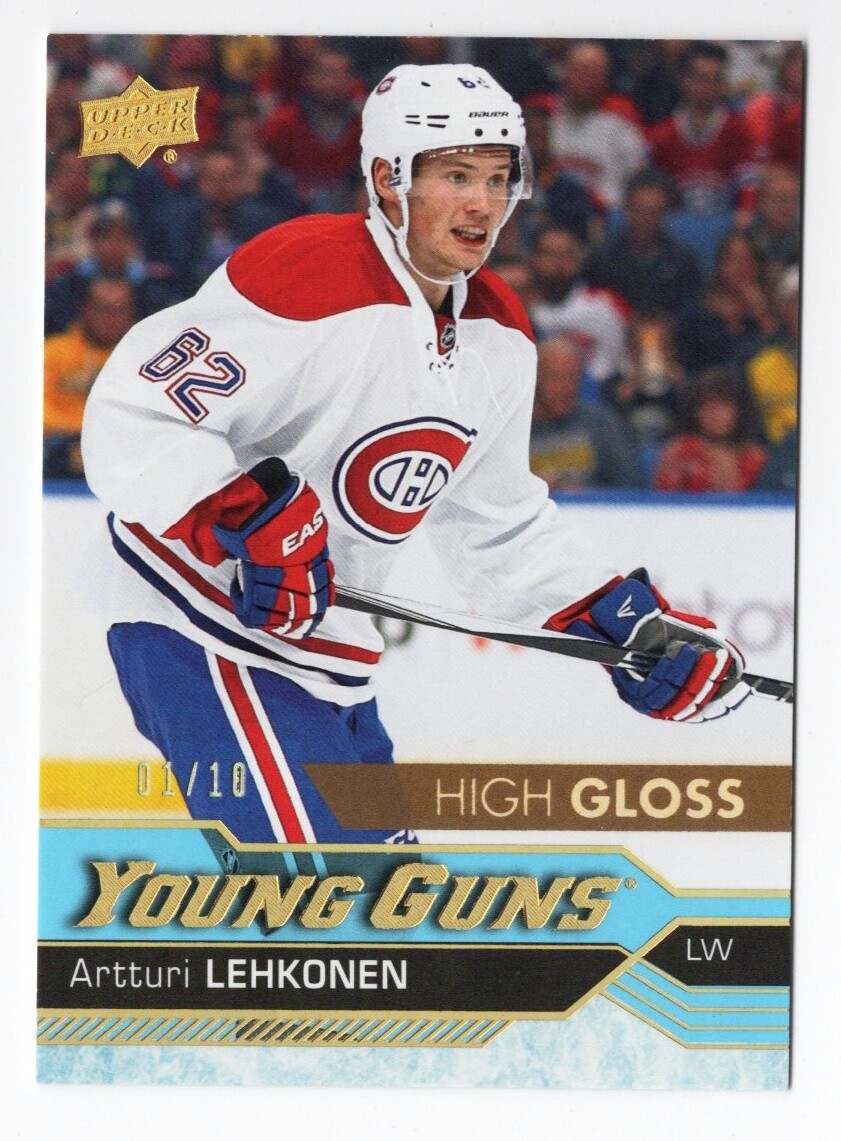 2016-17 Upper Deck Young Guns Rookie UD High Gloss #232 Artturi Lehkonen 01/10