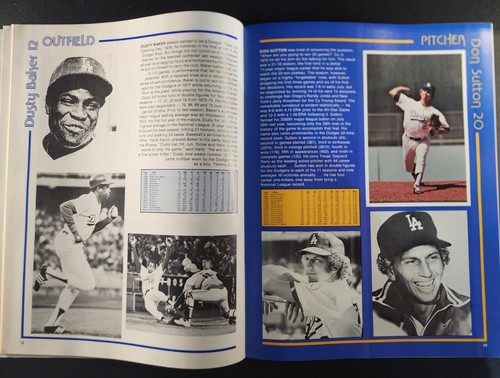 1977 Los Angeles Dodgers Yearbook - NM/MT - Picture 4 of 4